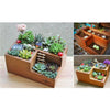 Retro Square Wooden Flower Pot Wooden Box Woody Storage Box  Multi-functional Wooden Box,Random Color Delivery