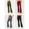 High-waisted Hip-lifting Elastic Quick-drying Yoga Sports Flared Pants, Size: M()