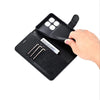 For Redmi K70 Ultra AZNS Sheepskin Texture Flip Leather Phone Case(Black)