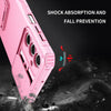 For Samsung Galaxy A36 Stereoscopic Holder Sliding Camshield Phone Case(Pink)