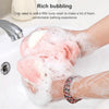 Bath Ball Rubbing Back Bath Towel Long Foam Net Bath Brush(Pink)