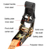 Motorcycle Ratchet Tensioner Cargo Bundling And Luggage Fixing Straps, Specification: Fluorescent Green 4m