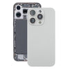 iPhone 16 Pro Max Glass Back Cover with Camera Lens & MagSafe (Silver)