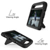 For Huawei MediaPad M6 8.4 Handle Portable EVA Shockproof Anti Falling Protective Case with Triangle Holder(Black)