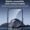 AIMITE C1 Vacuum Adsorption Foldable Magnetic Support Bracket Car Cell Phone Holder(Silver)