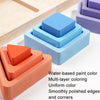 Children Geometric Shapes Color Matching Building Blocks Columns Toys(21 In 1 Colorful)