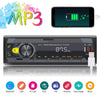 A3032 Car Bluetooth MP3 Player ISO Interface EQ Sound Effect Fast Charge Colorful Button Radio(Black)