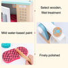 Children Simulation Kitchen Set Baby Wooden Food Cutting Pretend Play Toy Blender