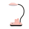 2 PCS Bedroom Bedside Dormitory Desk Study Eye Protection Desk Lamp(FY7714 Pink)