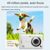 4K HD 3.0-Inch IPS Screen Autofocus HD Digital Camera(White)