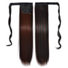 2H33# Invisible Seamless Bandage-style  Wig Long Straight Hair Wig Ponytail