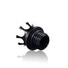 Motorcycle CNC Aluminum Alloy Crown Fuel Tank Cap Suitable For Harley 883 / XL / 1200 / 48 / 72(Black and White)