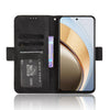 For vivo V40 Lite 4G / 5G IDN Skin Feel Calf Texture Card Slots Leather Phone Case(Black)