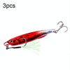 3 PCS PROBEROS LF103 Simulation Metal Sea Fishing Bait, Specification: 15g(E With Hook)