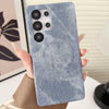 For Samsung Galaxy S25 Ultra 5G Denim MagSafe Magnetic PC + PU Phone Case(Grayish Blue)