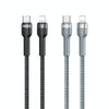 REMAX RC-171 Jany Series 1m PD20W USB to 8 Pin Aluminum Alloy Braid Fast Charging Data Cable (Silver)