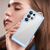 For Samsung Galaxy S25 Ultra 5G Colorful Series Acrylic Hybrid TPU Phone Case(Blue)