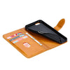 For iPhone 6 Plus GUSSIM Magnetic Horizontal Flip Leather Case with Holder & Card Slots & & Wallet(Brown)