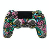 For PS4 Wireless Bluetooth Game Controller With Light Strip Dual Vibration Game Handle(Letter)