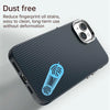 For iPhone 14 Plus Carbon Fiber Series IMD Phone Case(Blue)