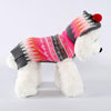 Christmas Pet Sweater - Hooded Snowflake Design (M)