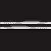 2 PCS/Set D-932 Stripe Pattern Car Modified Decorative Sticker(White)