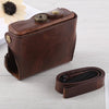 Full Body Camera PU Leather Case Bag with Strap for Canon G16 (Coffee)