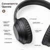 ROCK Space O2 HiFi Bluetooth 5.0 Wireless Headset with Mic, Support TF Card(Black)