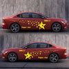2 PCS/Set D-207 Star Pattern Car Modified Decorative Sticker(Yellow)