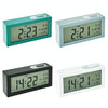 8890H Multifunctional Photosensitive Bedside Small Alarm Clock LCD Screen Digital Clock(Black)
