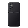 For Samsung Galaxy A52 5G Litchi Leather Magnetic Full Coverage Shockproof Phone Case(Black)