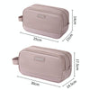 Portable Storage Wash Bag Traveling Wet And Dry Cosmetic Pack, Style: Pink Small