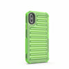 For iPhone XS / X High Transparency TPU Hybrid PC Airbag Phone Case(Transparent Green)