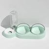 Automatic Pet Feeder & Water Dispenser - Green - Cat & Dog