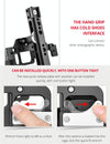 YELANGU C15-B YLG0711A-A Video Camera Cage Stabilizer with Handle for Nikon Z6 / Z7(Black)