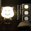 3W Cartoon Crown Pet USB Touch Control Night Light(Cow Pink)