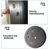 20cmTwo-Way Turntable Display Stand Video Shooting Props Turntable(White Bottom Black Velvet)