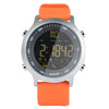 EX18 Smart Sports Watch FSTN Full View Screen Luminous Dial High Tensile TPU Strap, Support Steps Counting / Burned Calory / Calendar Date / Bluetooth 4.0 / Incoming Call Reminder / Low Battery Reminder(Orange)