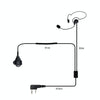 RETEVIS K-C2F 2 Pin PTT Finger Back-hanging Earphone Microphone for H-777/RT-5R/ 888s/UV5R