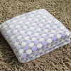 Soft Flannel Pet Blanket, Small, Purple - Breathable & Warm Dog Cat Throw