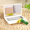 2 PCS Notebook Portable Mirror Desktop Single-sided Mirror(White)