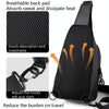 WEIXIER XB301 Men Chest Bag Outdoor Leisure Messenger Bag(Black)