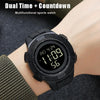 SKMEI 2078 Multifunctional Men 50M Waterproof Sports Fashion Digital Wrist Watch(Dark Blue)