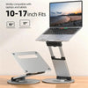 AS018-XS For 10-17 inch Device 360 Degree Rotating Adjustable Laptop Holder Desktop Stand(Grey)