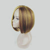 Bob Haircut Wig Headgear for Women (Linen Gold)