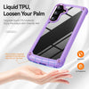 For Samsung Galaxy S24 FE 5G TPU + PC Lens Protection Phone Case(Purple)