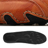 Spring And Summer Men Casual Octopus Peas Lazy Shoes Breathable Leather Shoes, Size: 39(Brown)