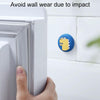 2pcs Thickened Door Handle Anti-Collision Sticker Bathroom Wall Cartoon Mats, Style: Robot