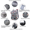Doglemi Pet Carrier Backpack, Breathable, Grey, M (Up to 4kg)