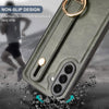 For Samsung Galaxy A36 5G Wristband Leather Back Phone Case(Green)